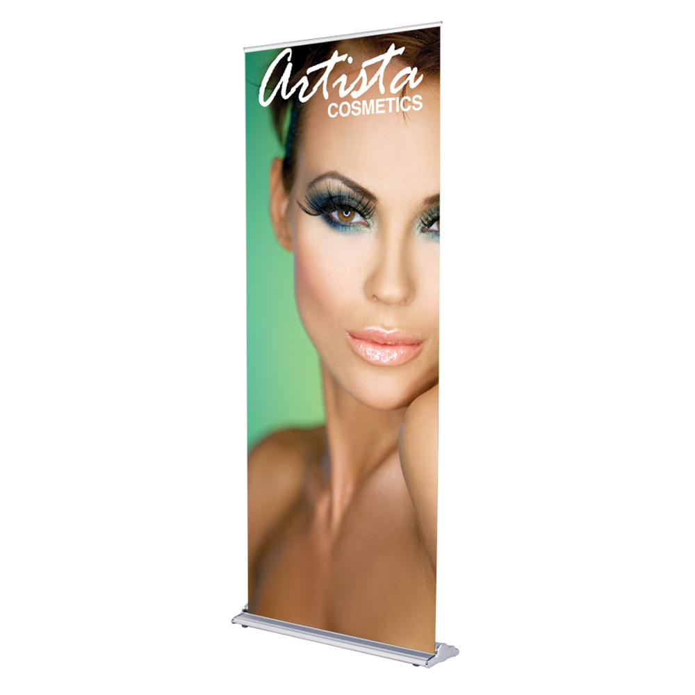 Silverstep® 36″ X 92″h Retractable Banner Stand Graphic Package Jett Branding